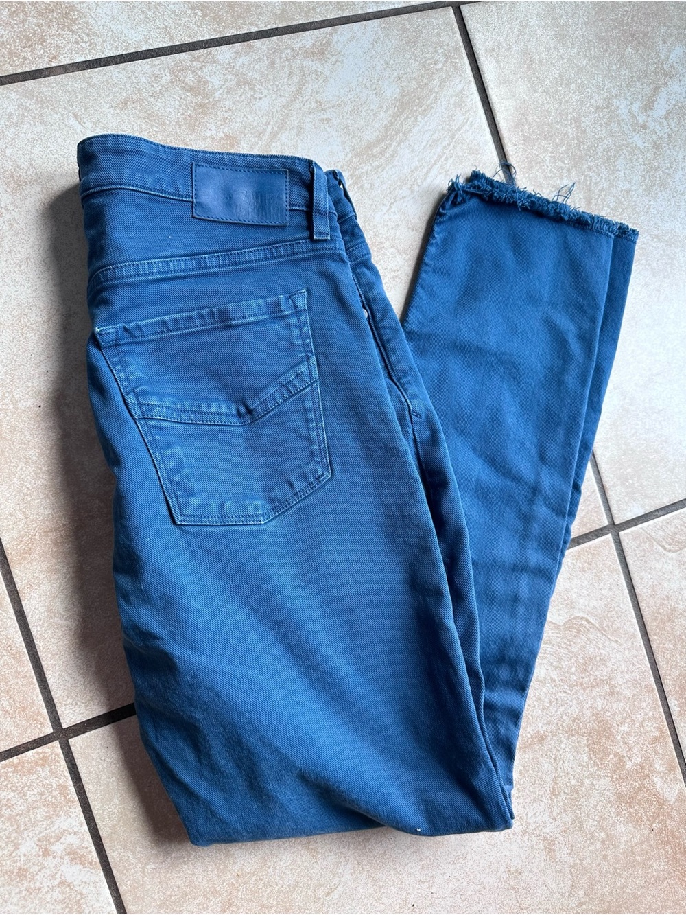 Zadig & Voltaire David Crop SPI Deep Blue Jeans